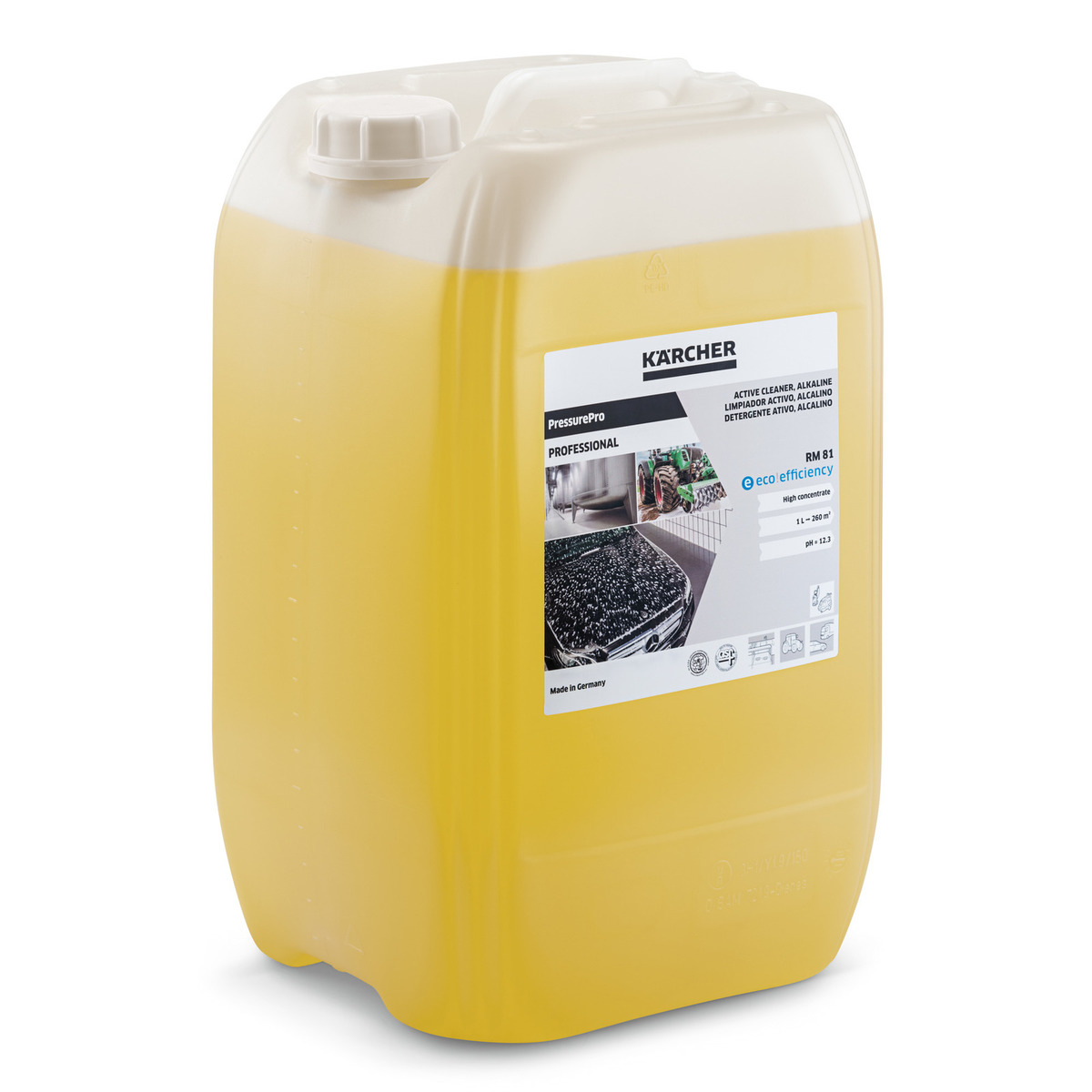 PressurePro Aktivreiniger, alkalisch RM 81 eco!efficiency, 20l